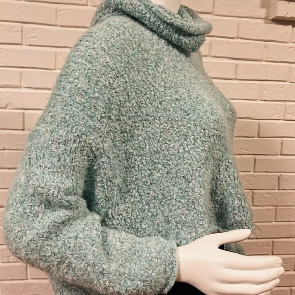 FREE PEOPLE BFF Sweater NWT Size XS Aqua Star NWT E3 - Picture 4 of 4